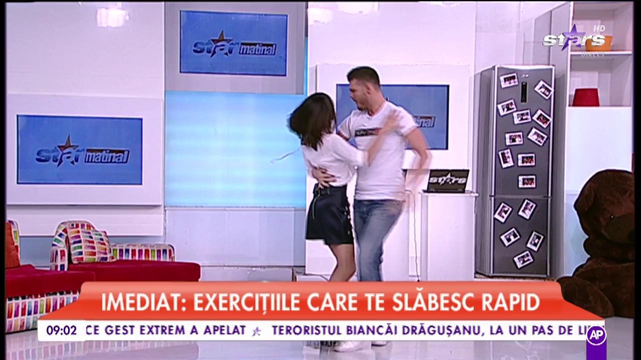 Răzvan Botezatu și Natalia Mateuț, dans &icirc;n platoul Star Matinal