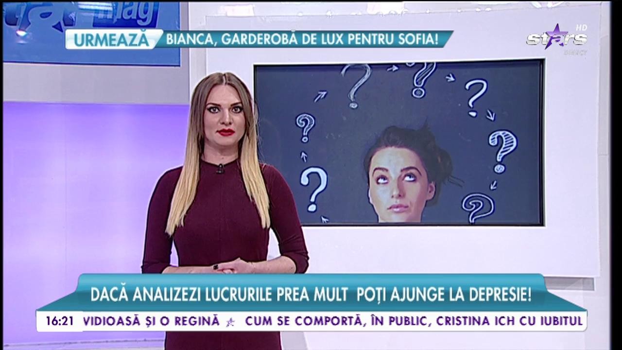 Semne ca g&acirc;ndeşti prea mult, şi nu neapărat bine!
