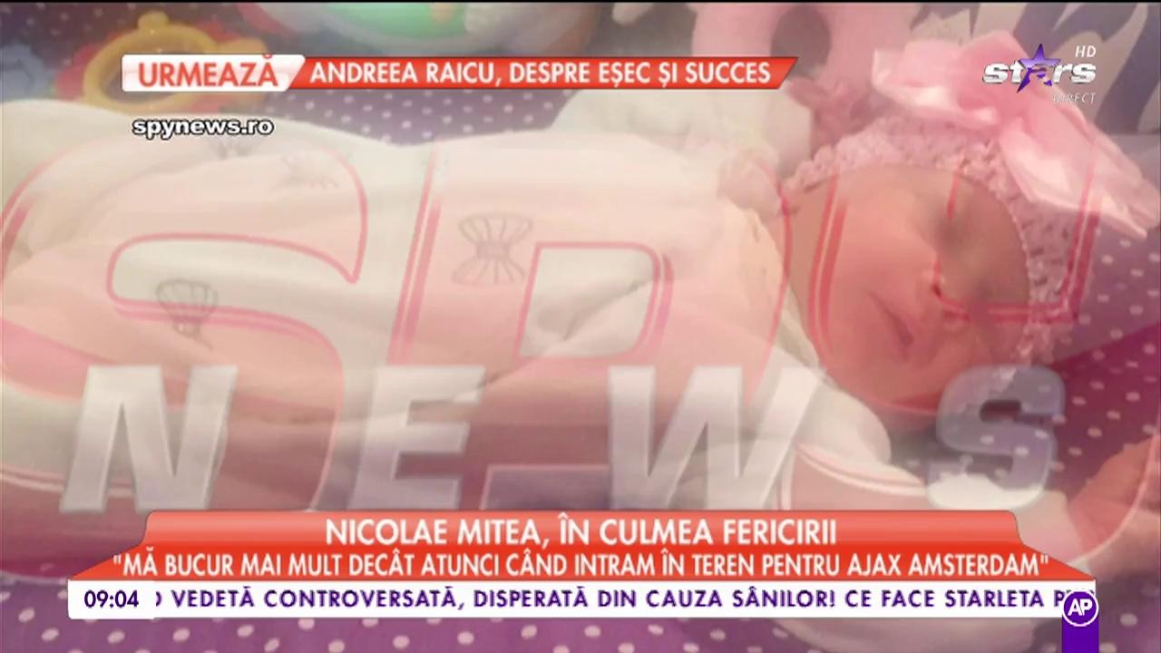 Nicolae Mitea, &icirc;n culmea fericirii! Fotbalistul a devenit de cur&acirc;nd tătic de fetiţă