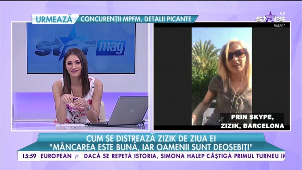 Zizika, sărbătorită tocmai &icirc;n Barcelona!