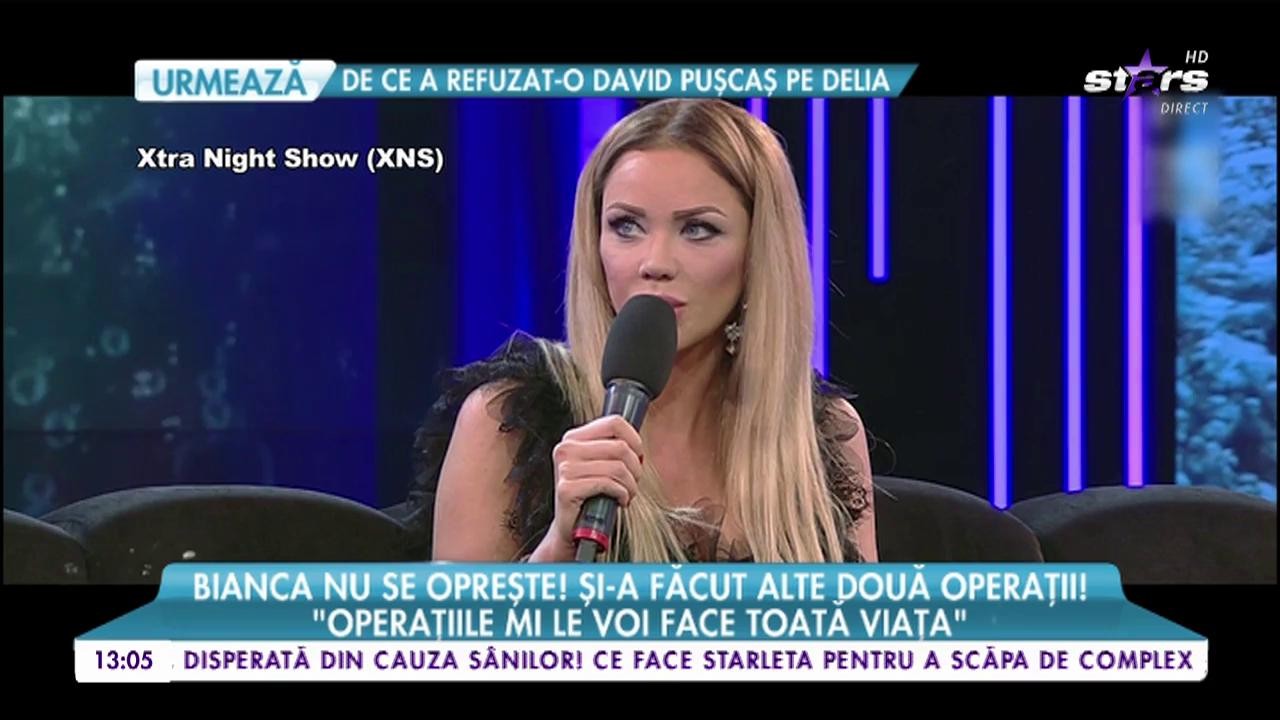 Bianca Drăguşanu nu se oprește! Vedeta și-a făcut alte 2 operații!