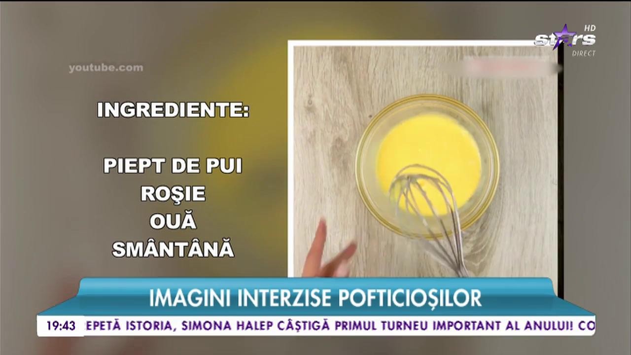 Pui cu sm&acirc;nt&acirc;nă şi caşcaval la cuptor