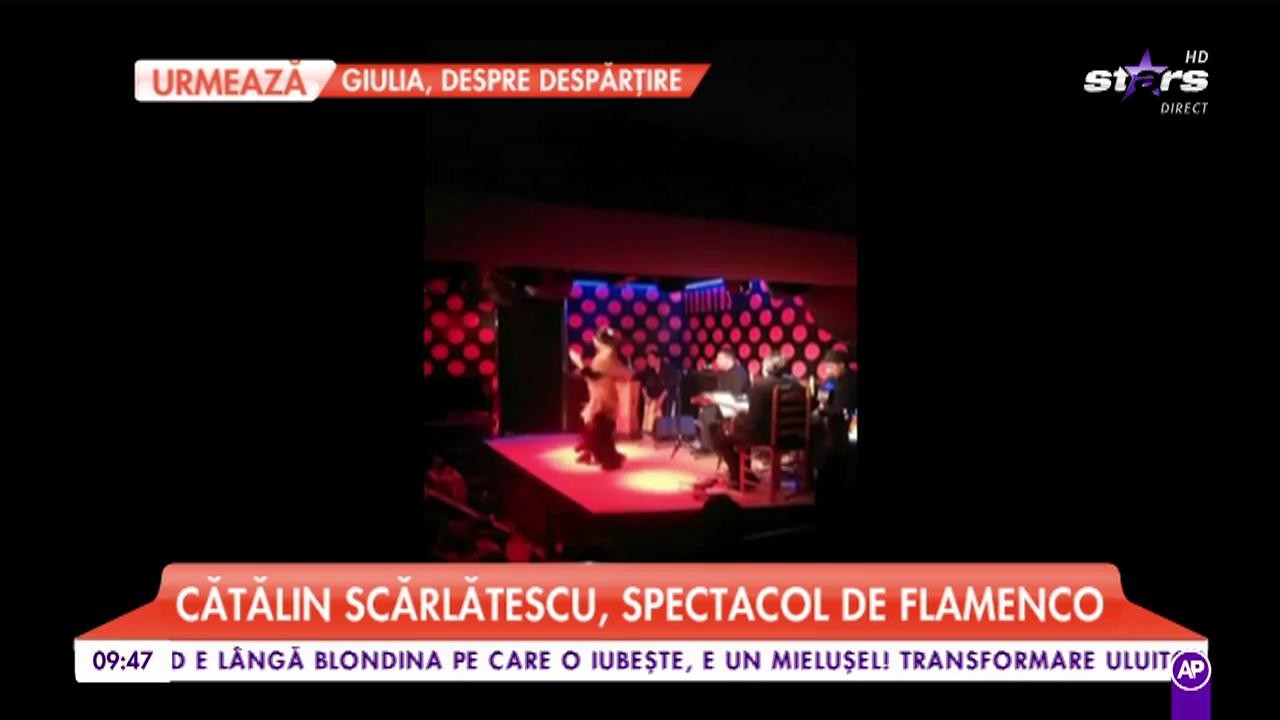 Chef Cătălin Scărlătescu, spectacol de flamenco! "Te duci la flamenco atunci când ești îndrăgostit sau suferi din dragoste"