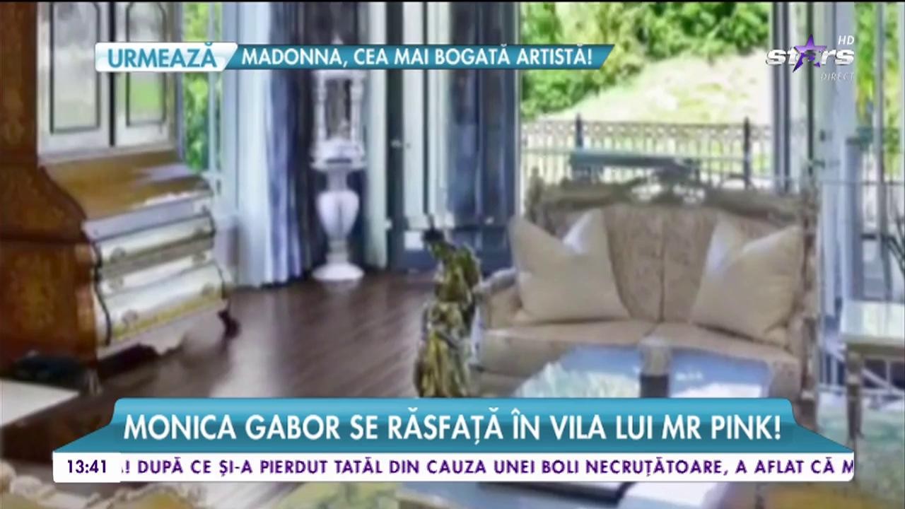 Monica Gabor se răsfață &icirc;n vila lui Mr.Pink! &Icirc;n ce lux trăiește fosta doamnă Columbeanu!