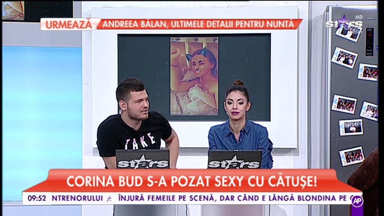 Corina Bud s-a pozat sexy cu cătuşe!