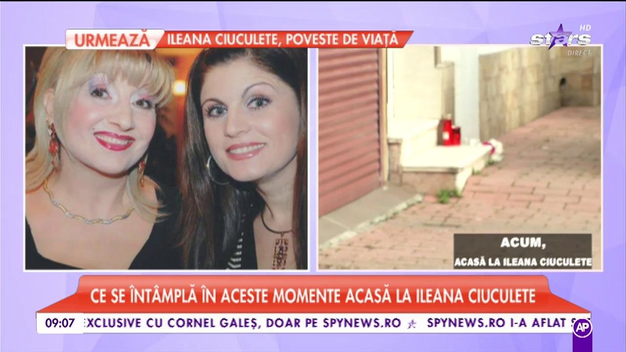 Ce se &icirc;nt&acirc;mplă acum acasă la Ileana Ciuculete! Ce a apărut la uşa locuinţei regretatei artiste