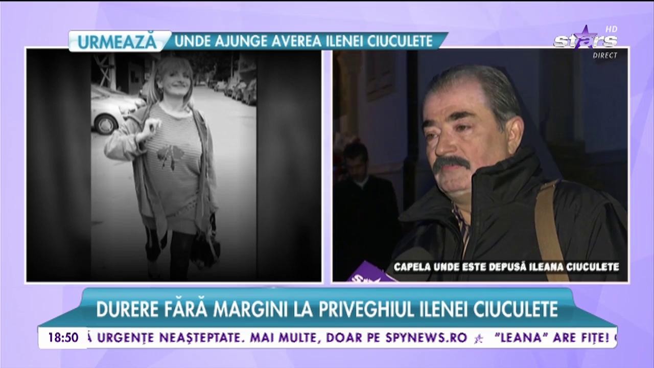 Durere fără margini la priveghiul Ilenei Ciuculete