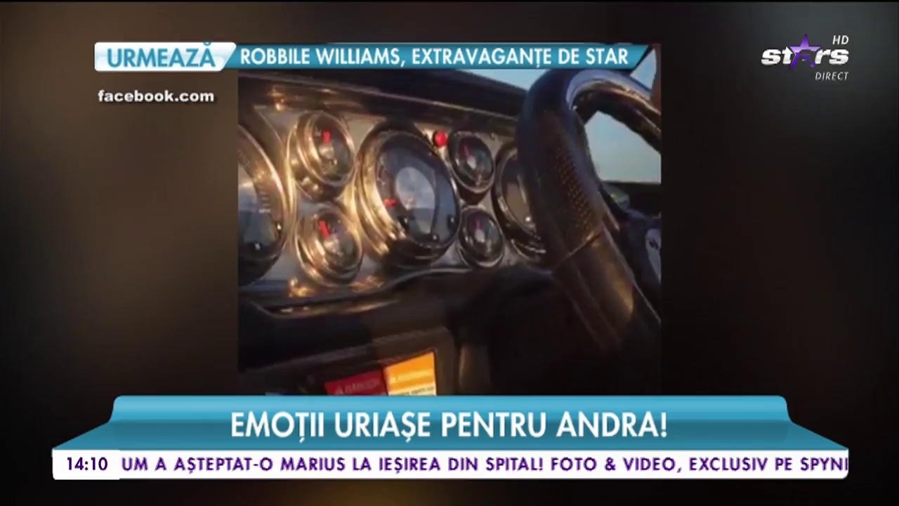 Emoţii uriaşe pentru Andra!