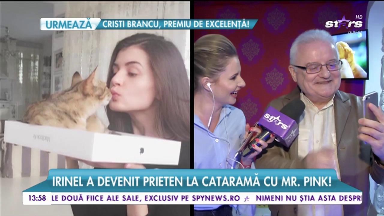 Irinel a devenit prieten la cataramă cu Mr. Pink!