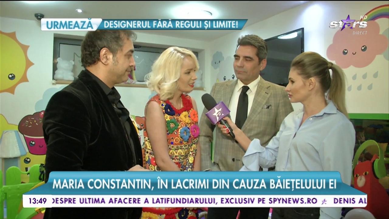 Maria Constantin, &icirc;n lacrimi din cauza băieţelului ei!