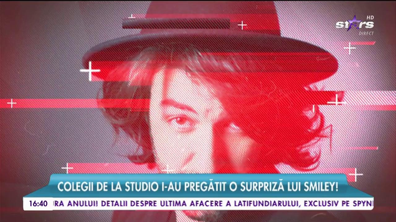 Colegii de la studio i-au pregătit o surpriză lui Smiley! Artistul face o schimbare de stil &icirc;n cariera sa?