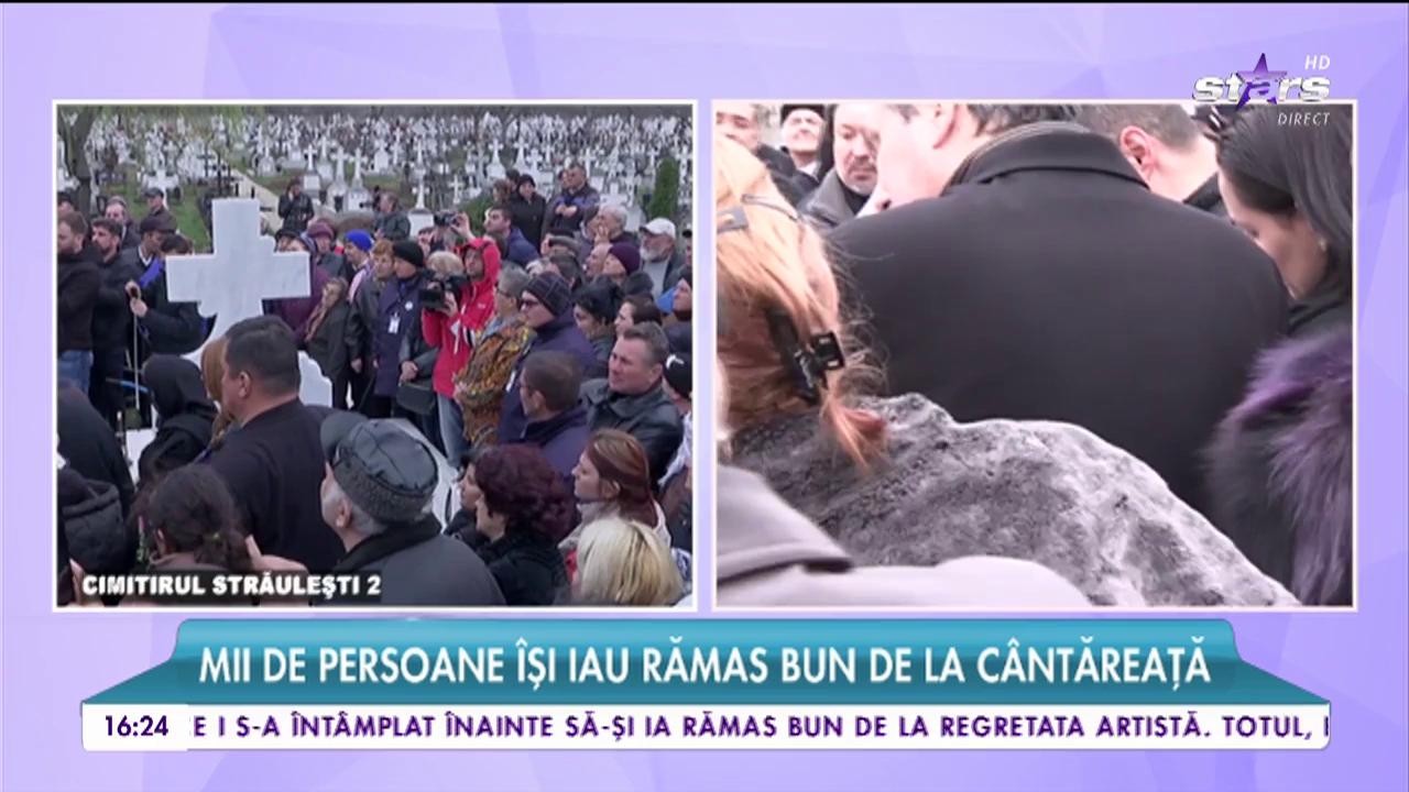 Adio, Ileana Ciuculete! Artista a fost &icirc;nmorm&acirc;ntată &icirc;n ropote de aplauze!