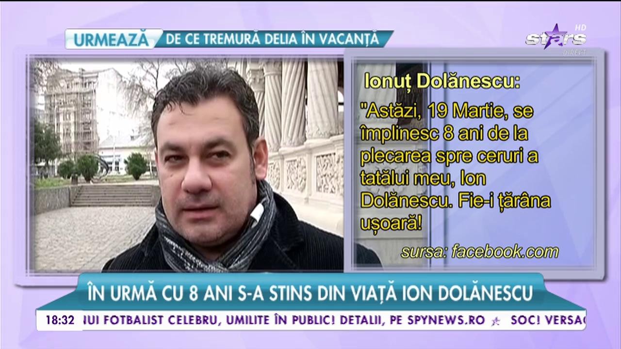 Cea mai tristă zi pentru familia Dolănescu! &Icirc;n urmă cu 8 ani s-a stins din viată Ion Dolănescu!
