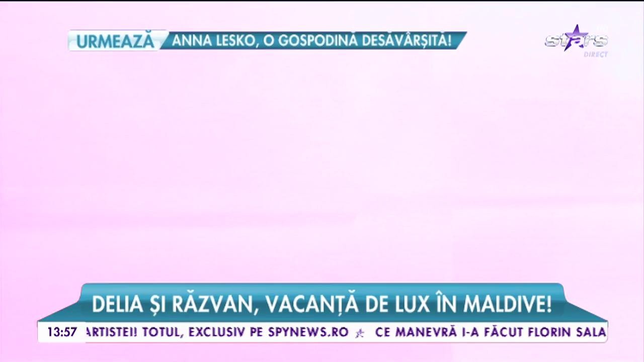 Delia şi Răzvan, vacanţă de lux &icirc;n Maldive! Au dat 10 mii de euro să &icirc;noate cu rechinii