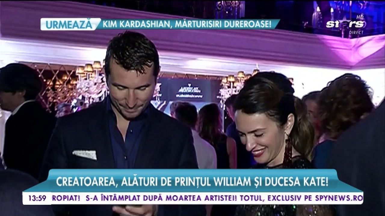 Maria Marinescu, weekend &icirc;ntr-o companie aleasă! creatoarea, alături de prinţul william şi ducesa kate!