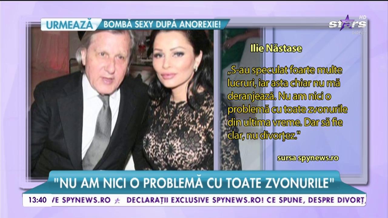 Ilie Năstase, despre divorţul de Brigitte Sfăt! Ce spune fostul mare tenisman &icirc;n legătură cu căsnicia?