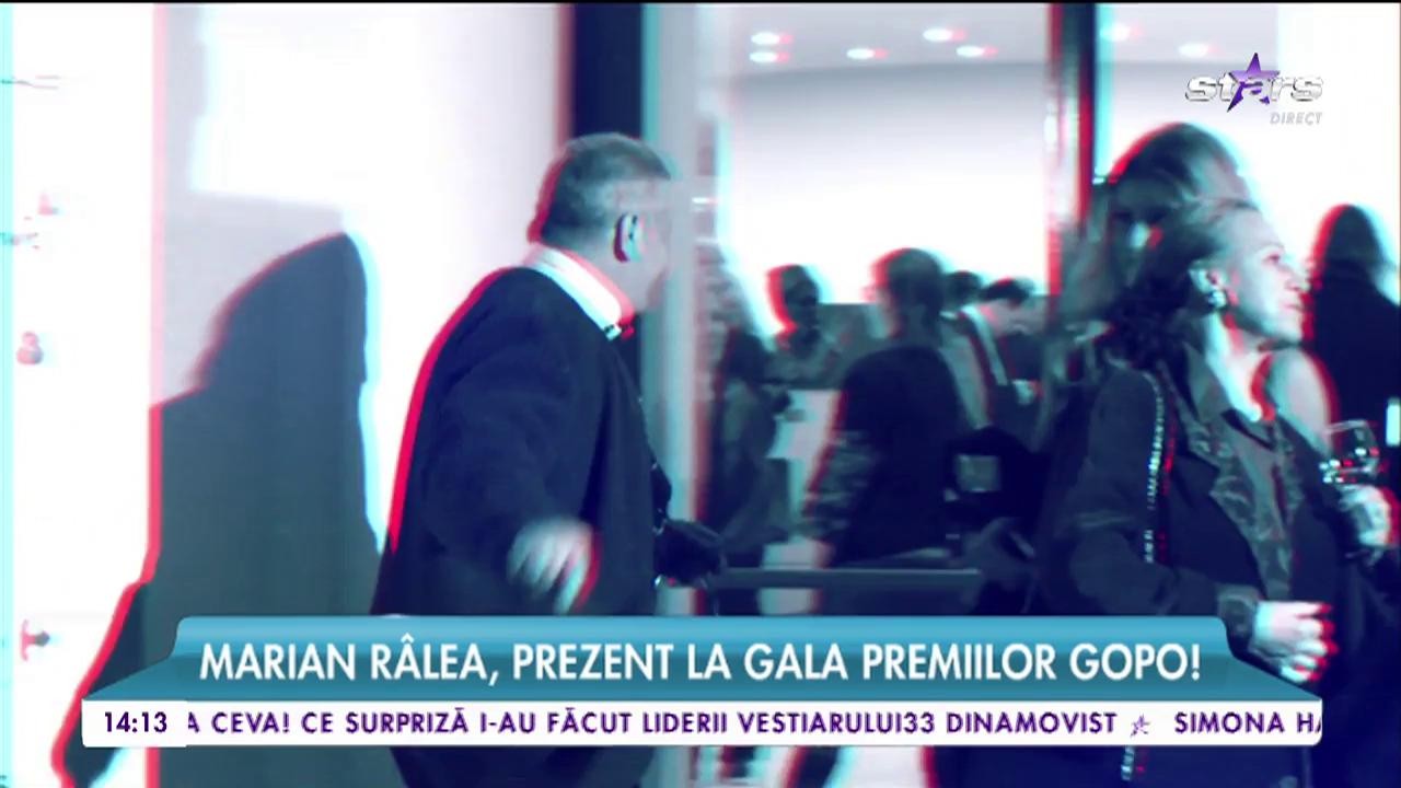 Magicianul de la "Abracadabra", apariţie inedită! Marian R&acirc;lea, prezent la Gala Premiilor Gopo!
