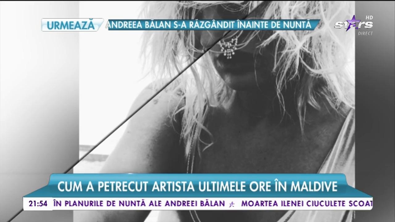 Vacanţa Deliei a ajuns la final! Cum a petrecut artista ultimele ore &icirc;n Maldive