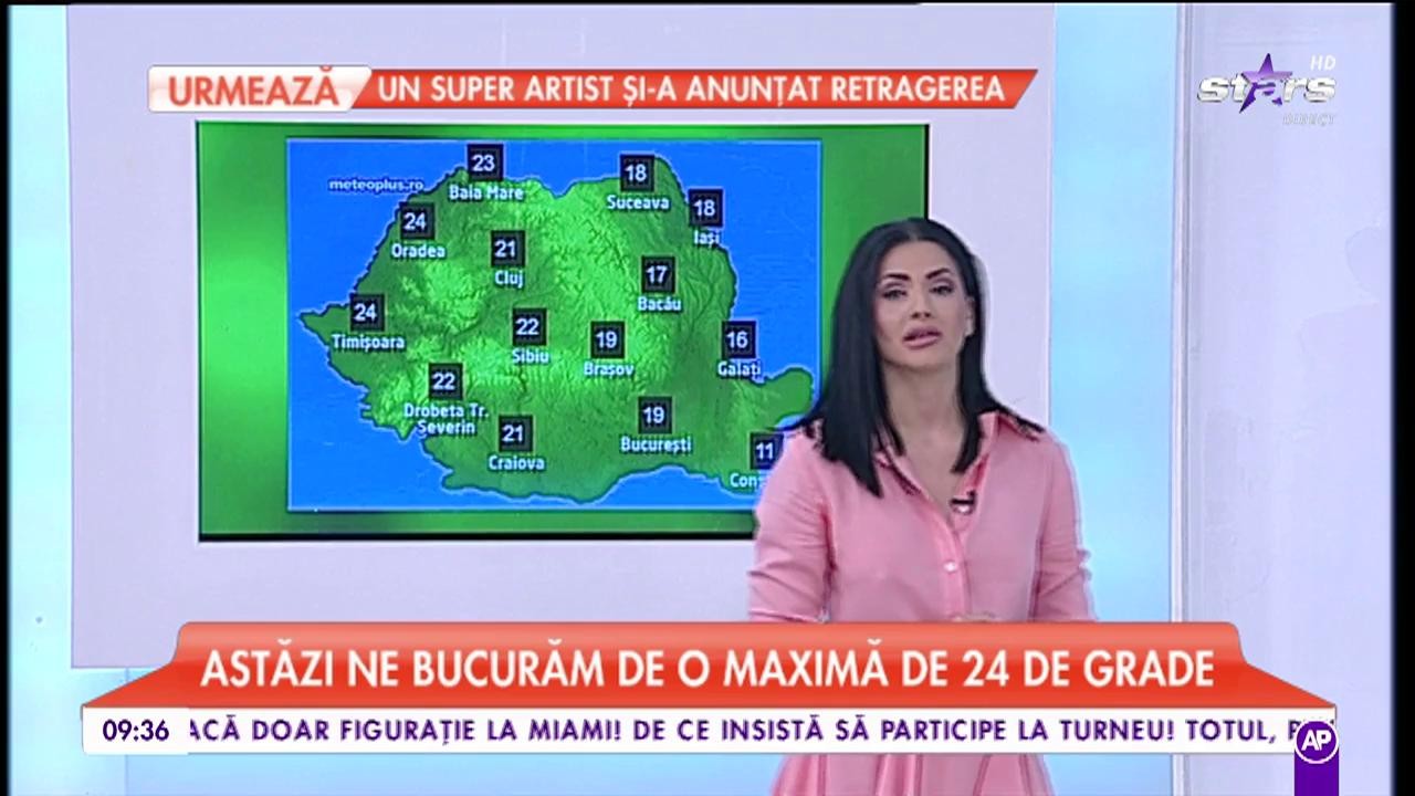 Soarele s-a &icirc;ntors şi pune la păm&acirc;nt orice nor. Termometrele vor &icirc;nregistra p&acirc;nă la 24 de grade