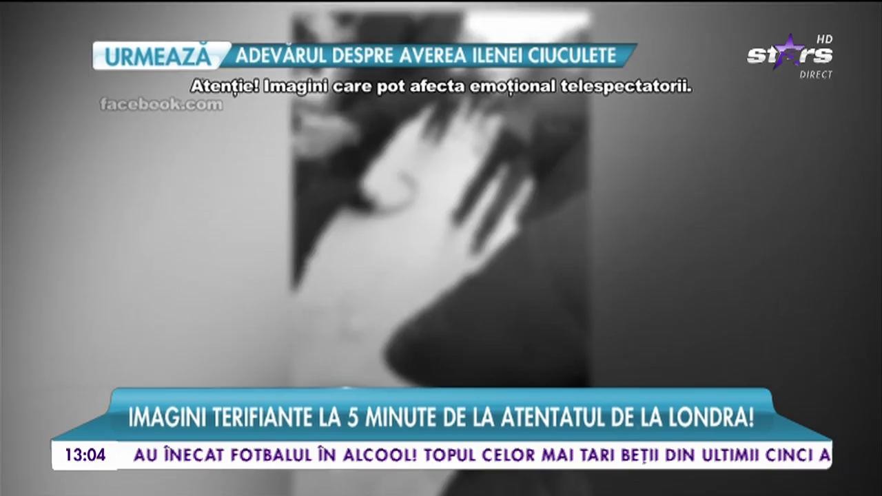 Imagini terifiante la 5 minute de la atentatul de la Londra!
