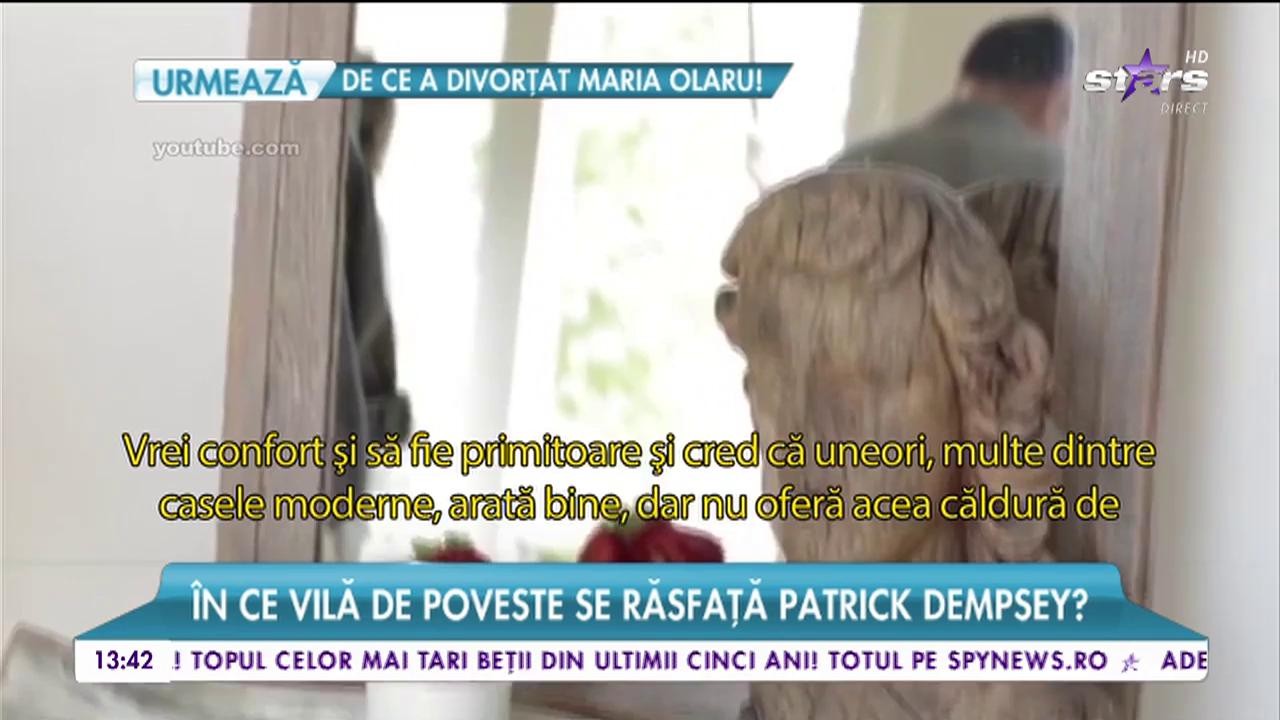 Casa fabuloasă a unui actor celebru! &Icirc;n ce vilă de poveste se răsfață Patrick Dempsey?