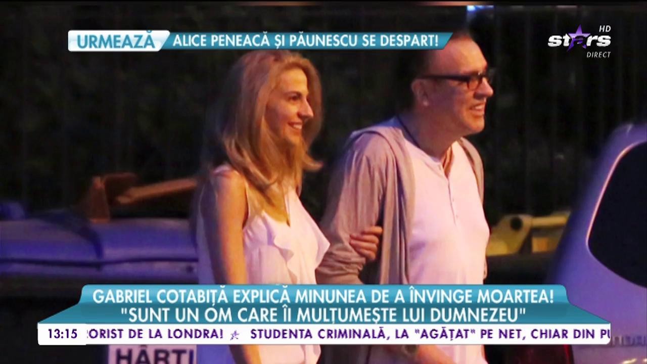 Soția lui Gabriel Cotabiță nu &icirc;și dorește copii! "Alina chiar nu vrea!"