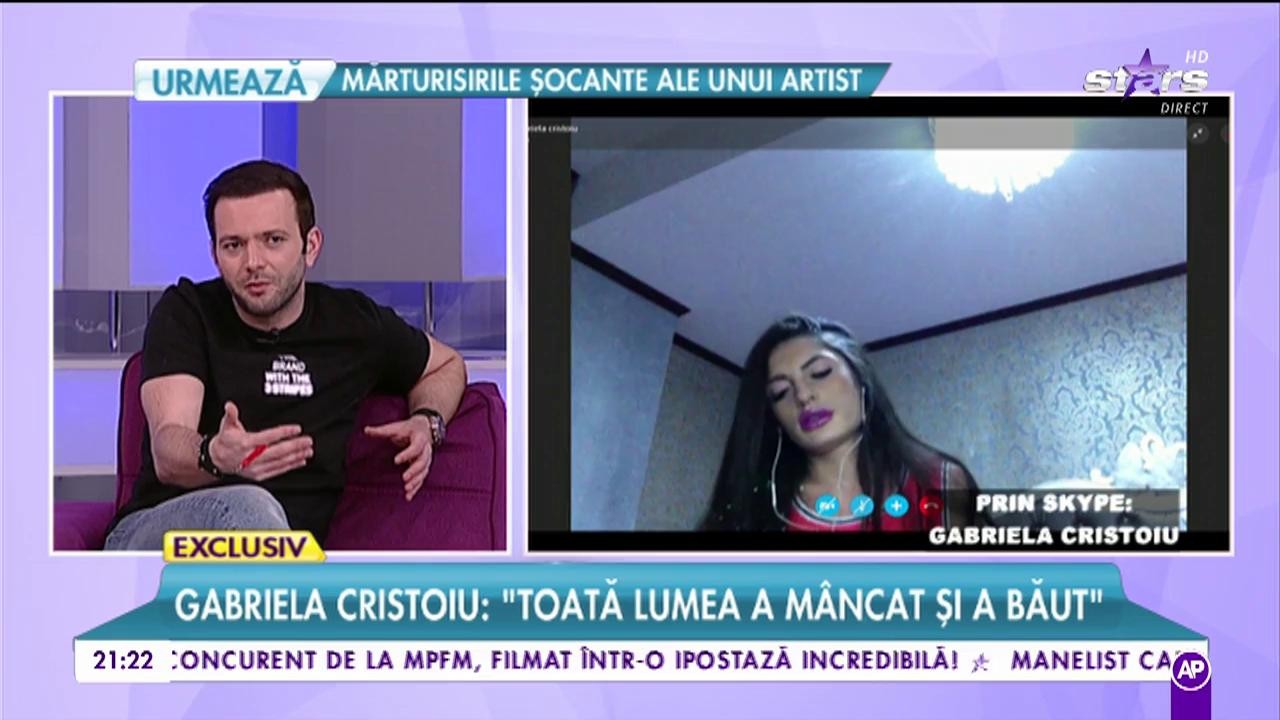 T&acirc;lhărită &icirc;n propria casă, Gabriela Cristoiu se teme pentru viaţa ei!