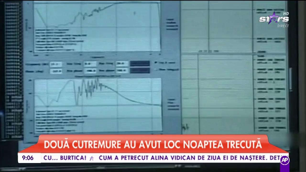 Rom&acirc;nia, zguduită din nou! Noaptea trecută au avut loc două cutremure
