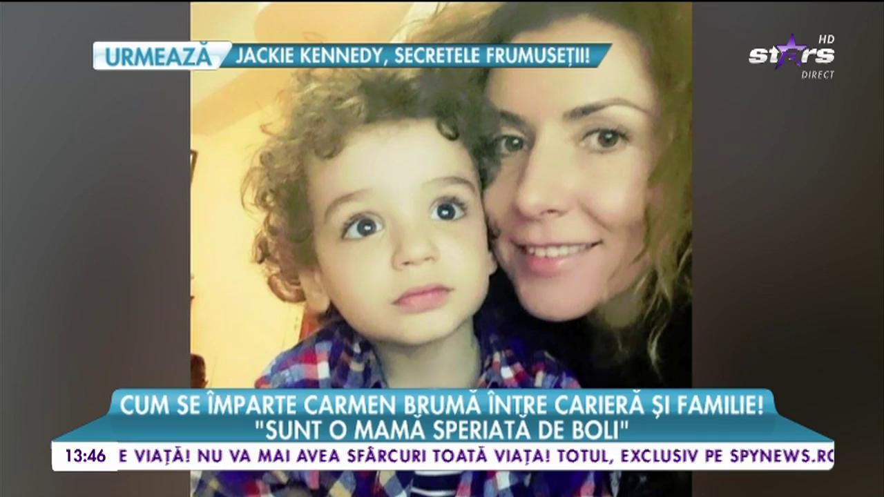 Cum se &icirc;mparte Carmen Brumă &icirc;ntre carieră şi familie!