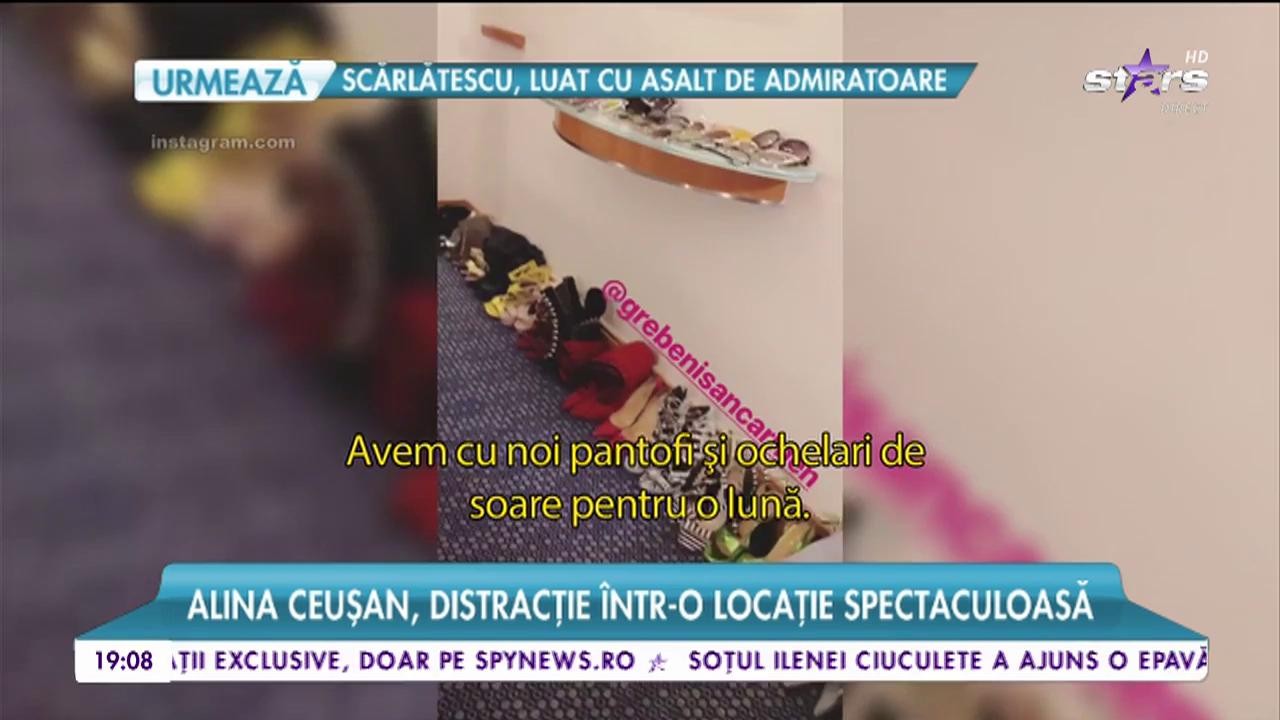 Alina Ceușan, distracție &icirc;ntr-o locație spectaculoasă! Imagini spectaculoase!
