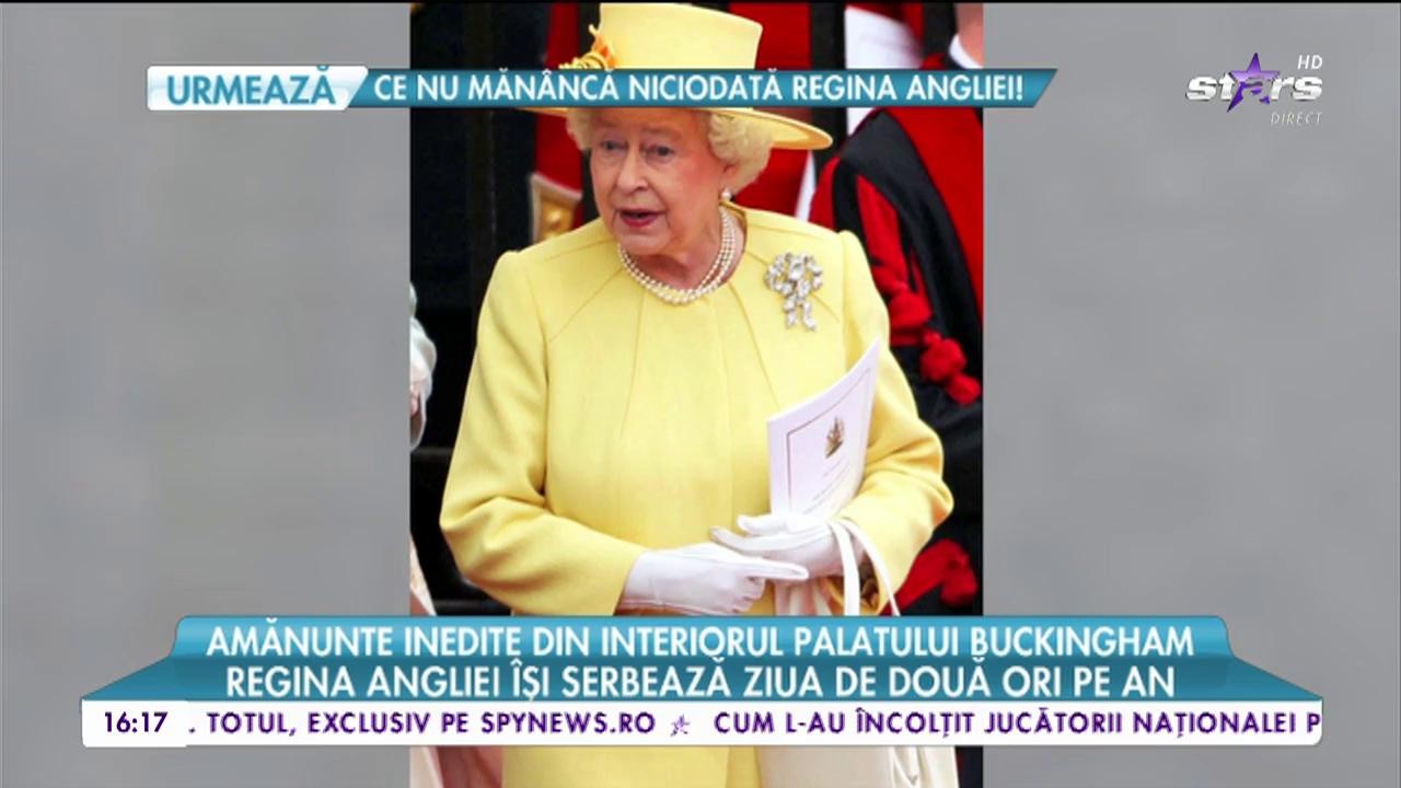 Amănunte inedite din interiorul palatului Buckingham! Nimeni din familia regală nu măn&acirc;ncă usturoi!