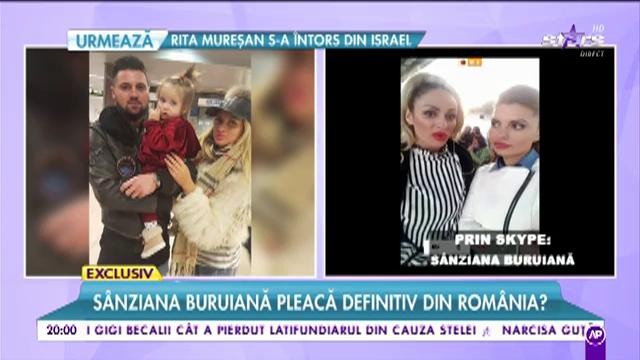 Z&acirc;nziana Buruiană, departe de casă. Apare la TV, z&acirc;mbește frumos și este plătită bine