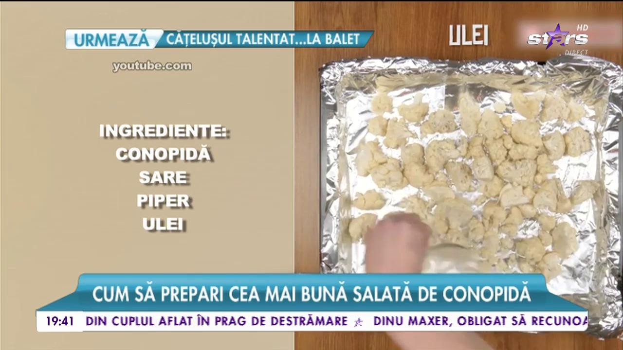 Cum să prepari cea mai bună salată de conopidă? Vezi rețeta aici!