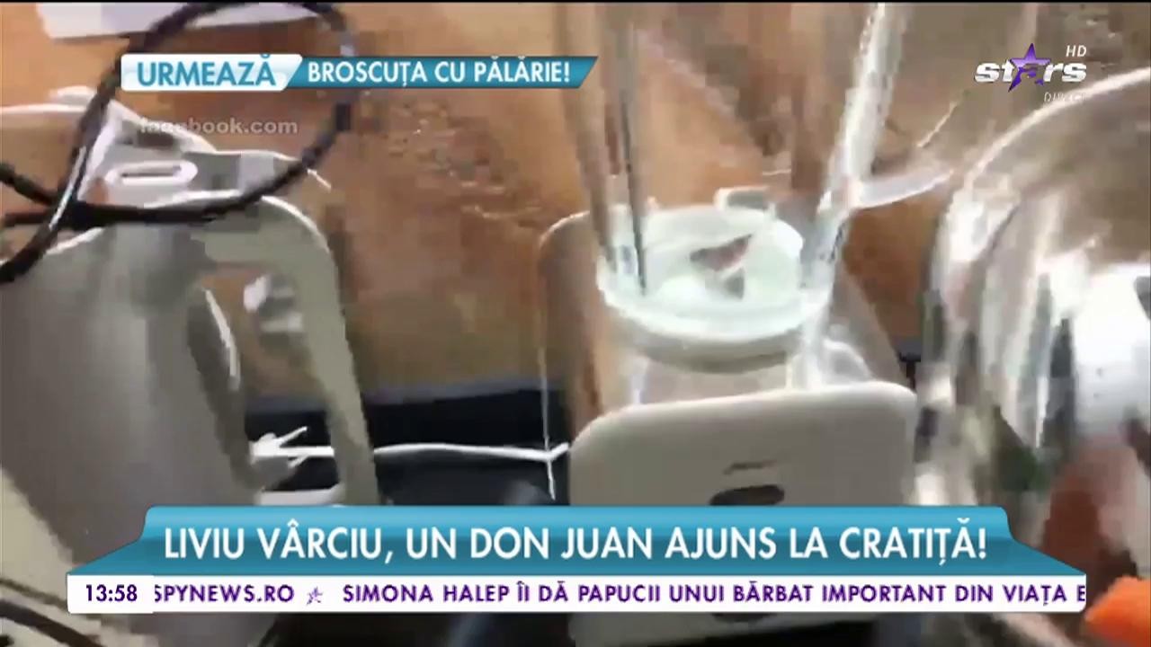 Liviu V&acirc;rciu, un Don Juan ajuns la cratiţă! Artistul a decis să afle secretele gastronomiei!