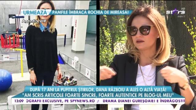 O &icirc;ndrăgită prezentatoare tv şi-a deschis sufletul! După 17 ani la pupitrul ştirilor, Dana Războiu a ales o altă viaţă!
