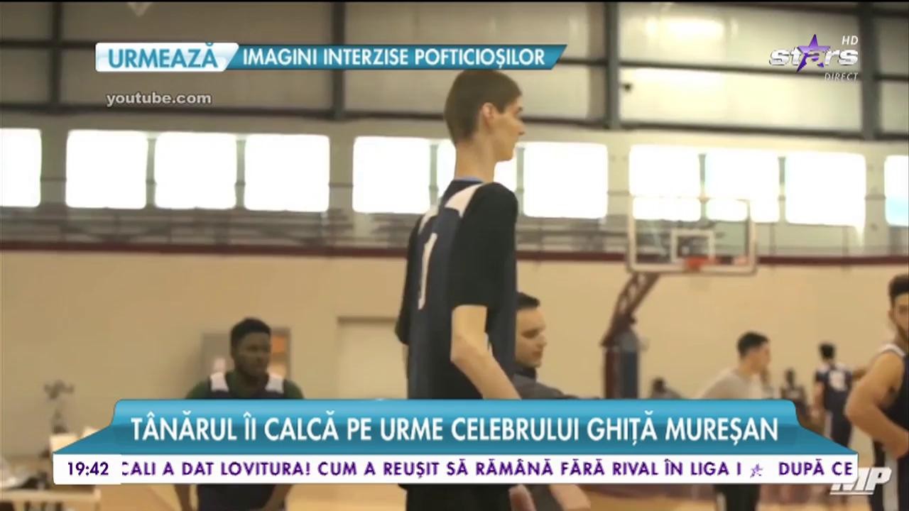Un rom&acirc;n poate deveni cel mai &icirc;nalt jucator din NBA! T&acirc;nărul &icirc;i calcă pe urme lui Ghiță Mureșan!