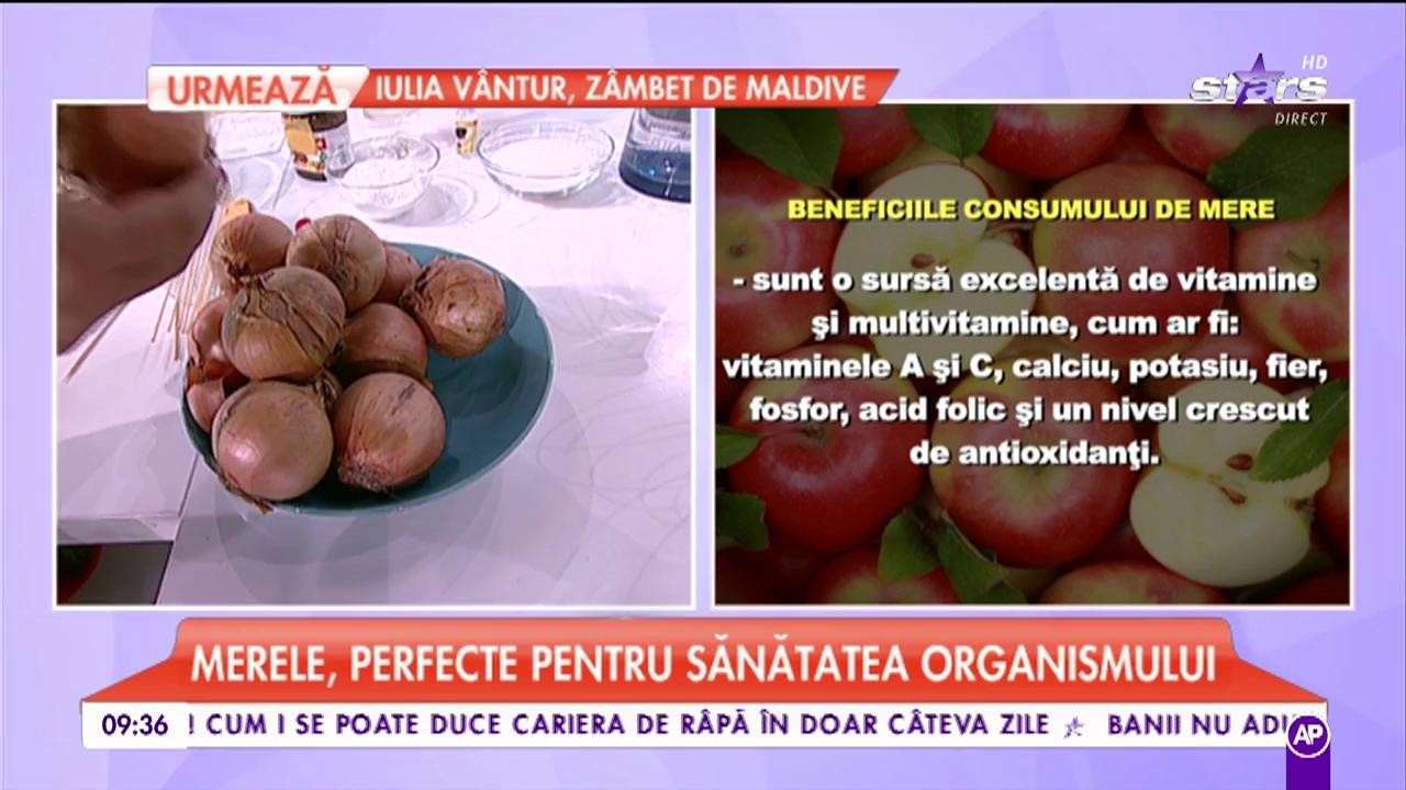 Beneficiile consumului de mere