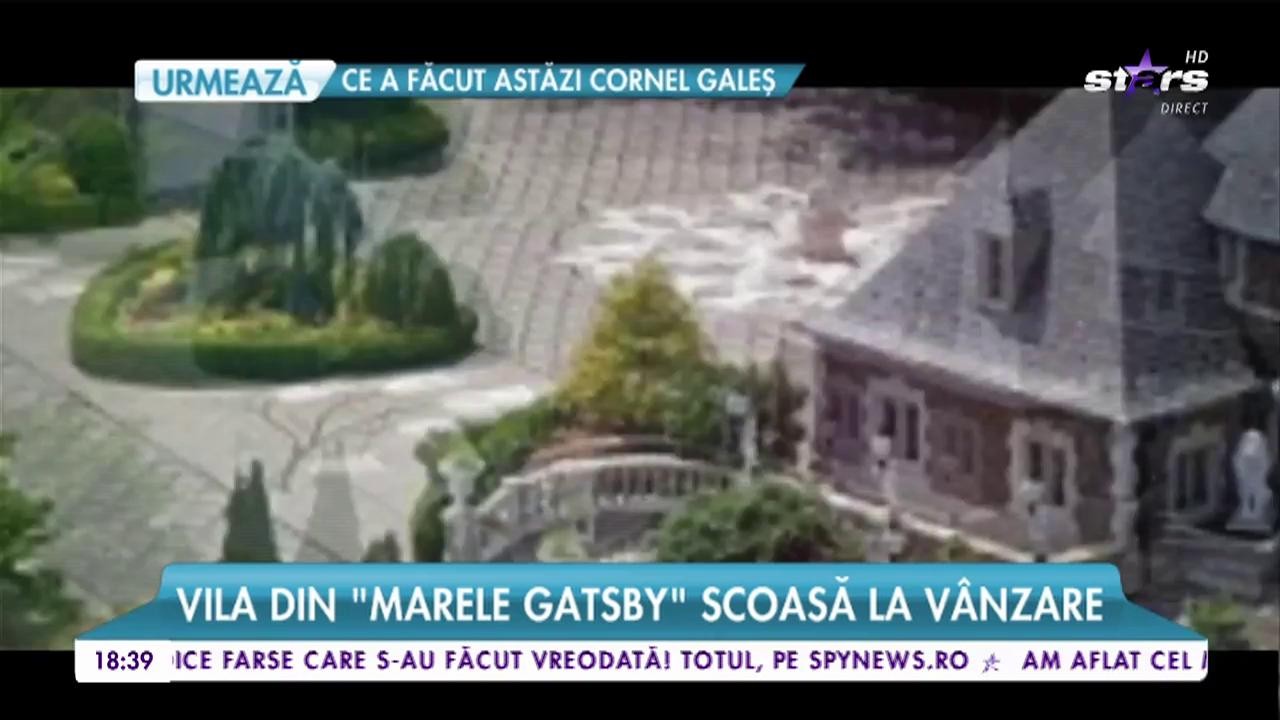 Vila din "Marele Gatsby" scoasă la v&acirc;nzare