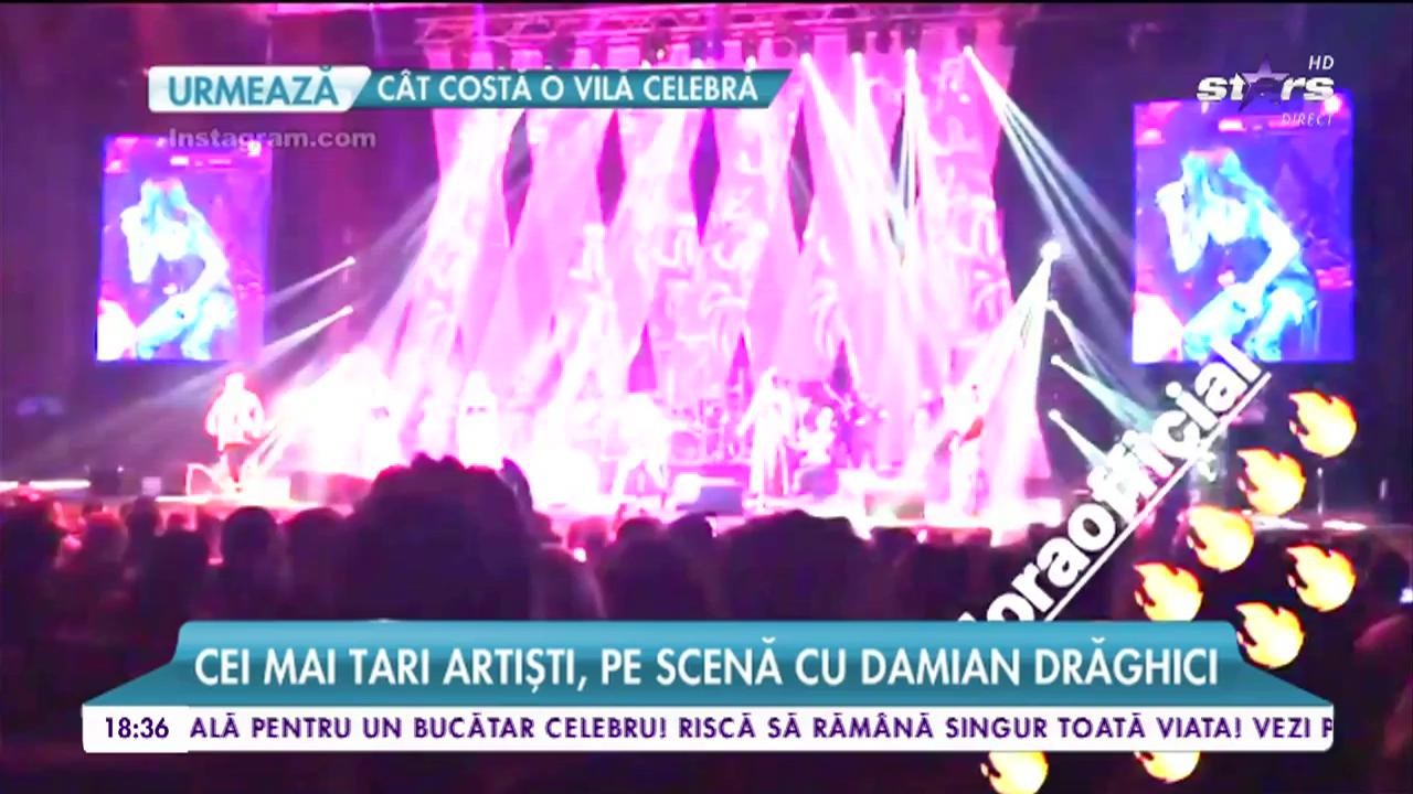 Cei mai tari artişti, pe scenă cu Damian Drăghici