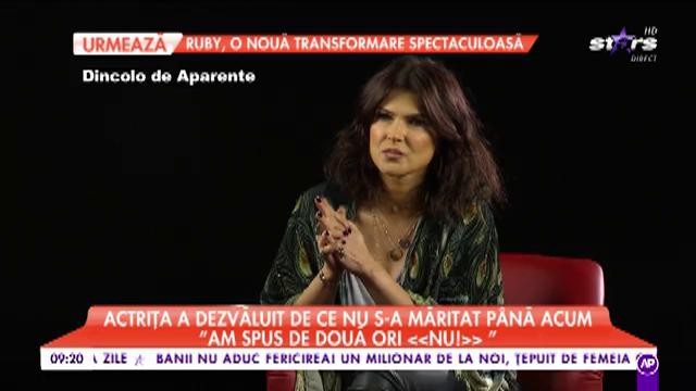 Monica B&icirc;rlădeanu a dezvăluit motivele incredibile din cauza cărora nu s-a măritat p&acirc;nă acum