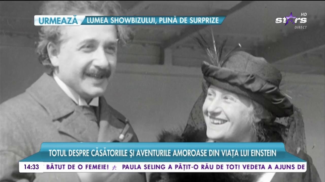Albert Einstein, un mare iubăreţ