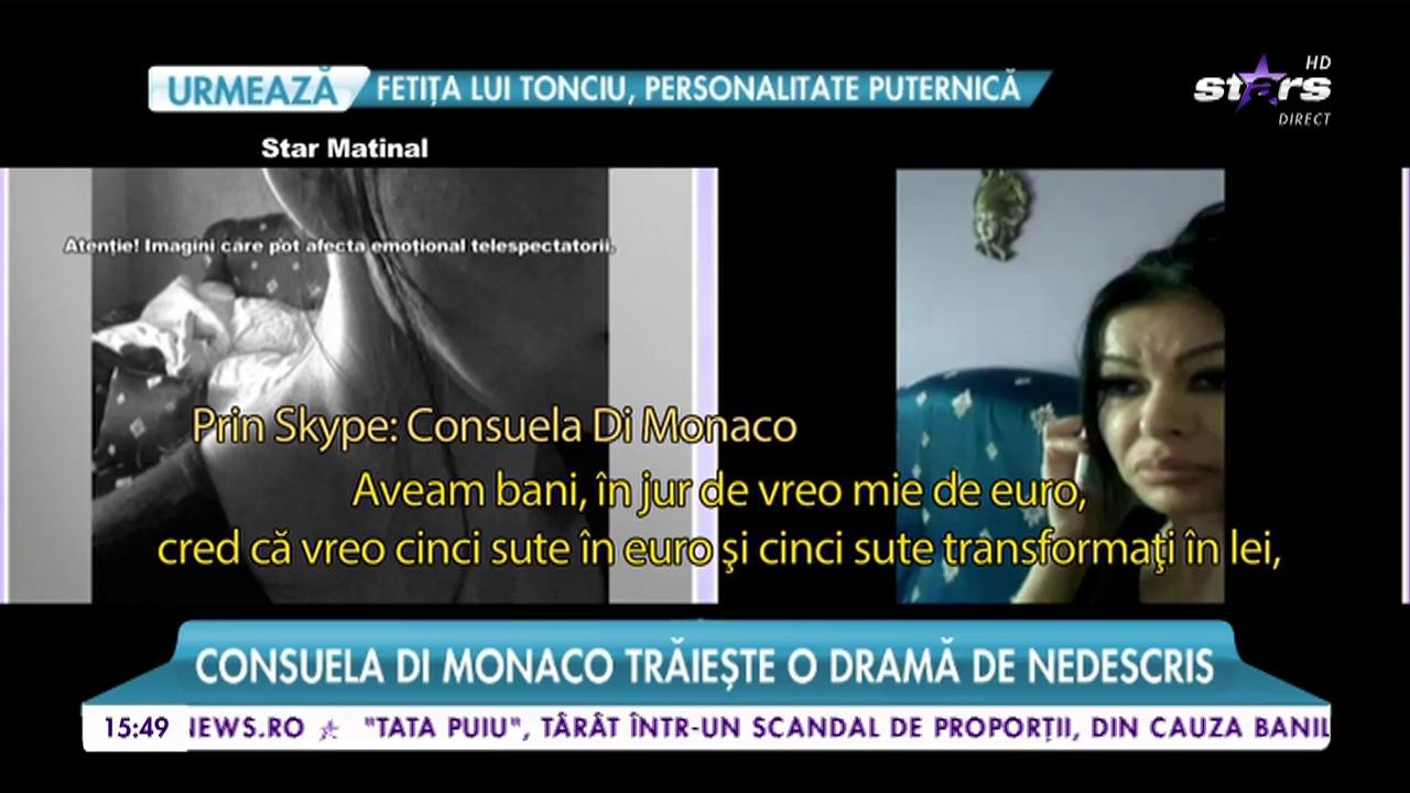 Consuela di Monaco trăieşte o dramă de nedescris