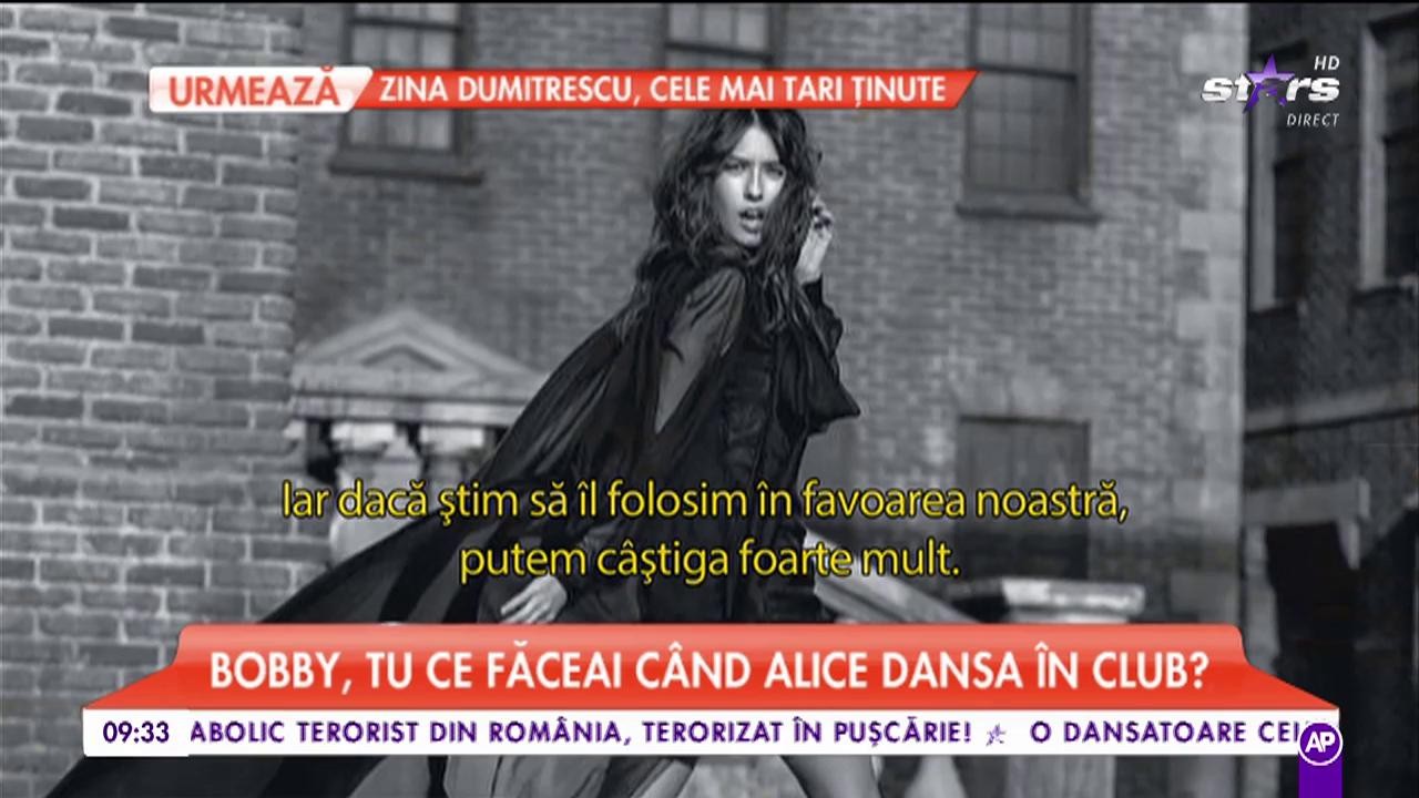 Alice Peneacă a ieșit &icirc;n club fără soţul său, Bobby Păunescu