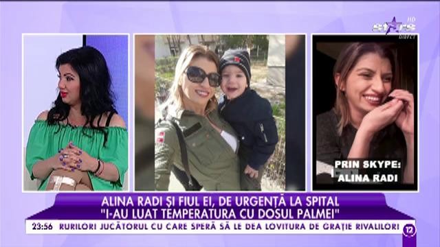 Alina Radi, mărturisiri de coşmar după ce a ajuns de urgenţă la spital cu fiul: "Nu aveau termometru, erau g&acirc;ndaci"