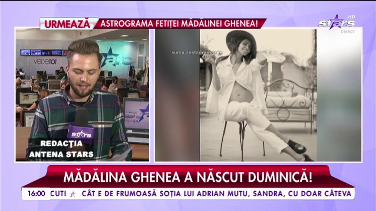 A ţinut secretă sarcina, a reuşit să facă la fel cu naşterea! Toţi credeau că aseară a născut, dar a păcălit lumea! Mădălina Ghenea a născut duminică!