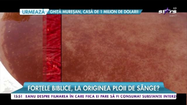 Fenomen straniu &icirc;n nord-vestul Spaniei! Forţele biblice, la originea ploii de s&acirc;nge?