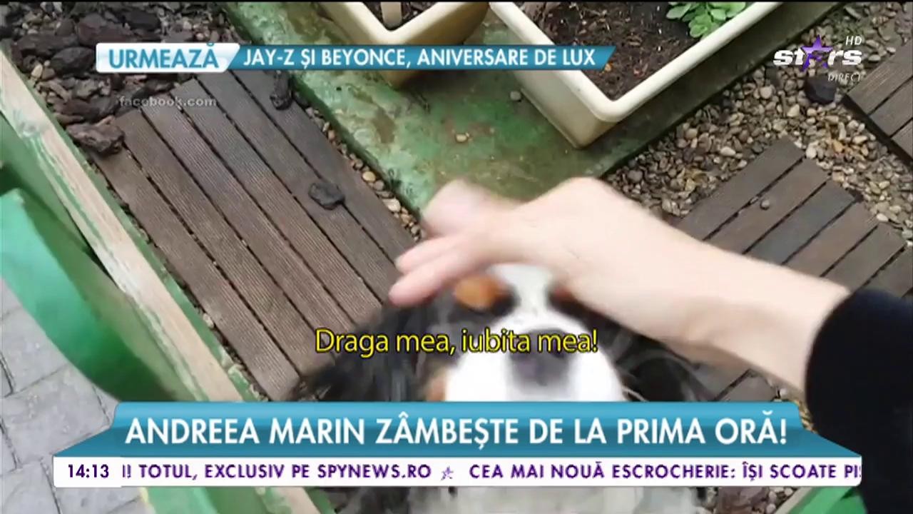 Andreea Marin z&acirc;mbeşte de la prima oră!