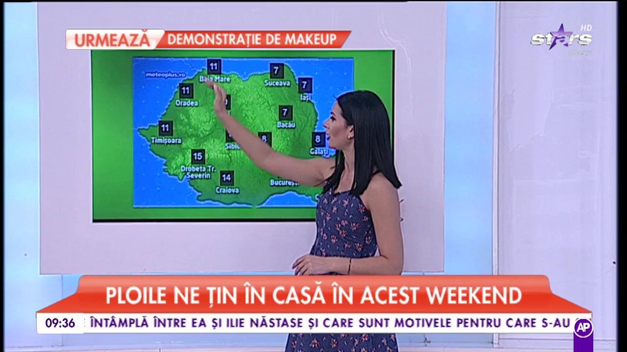Vremea zilei. Ploile ne țin &icirc;n casă &icirc;n acest weekend