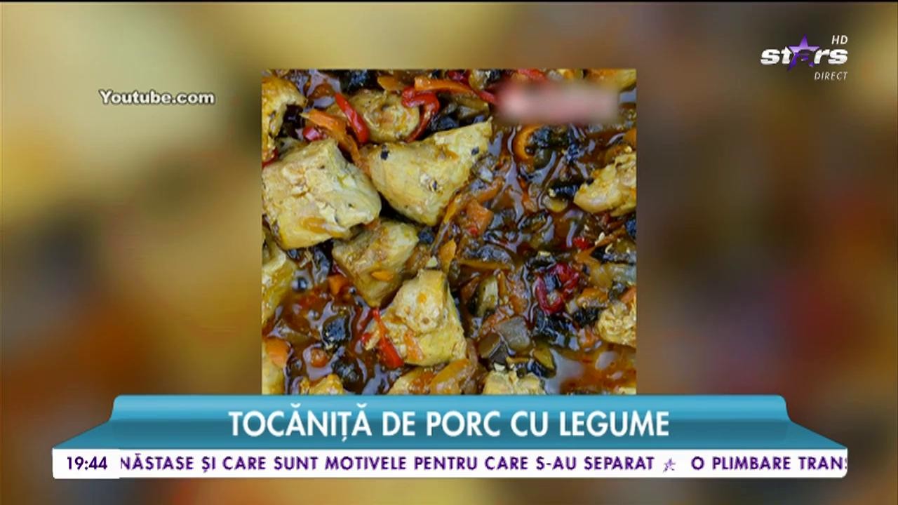 Tocăniţă de porc cu legume