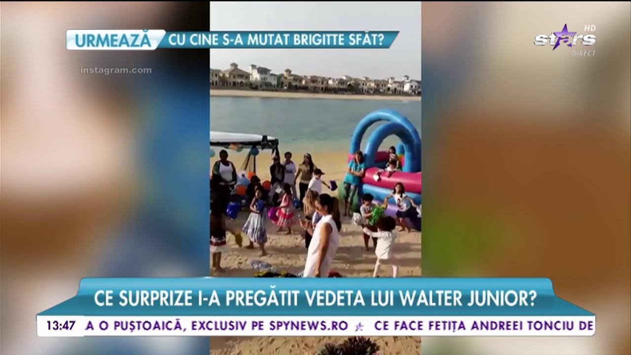Petrecere mare &icirc;n familia Ralucăi Zenga! Ce surpriză i-a pregătit vedeta lui Walter Junior